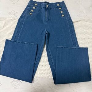 Charter Club Blue jeans with Button Accents